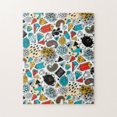 熱狂する頭 ジグソーパズル (縦)