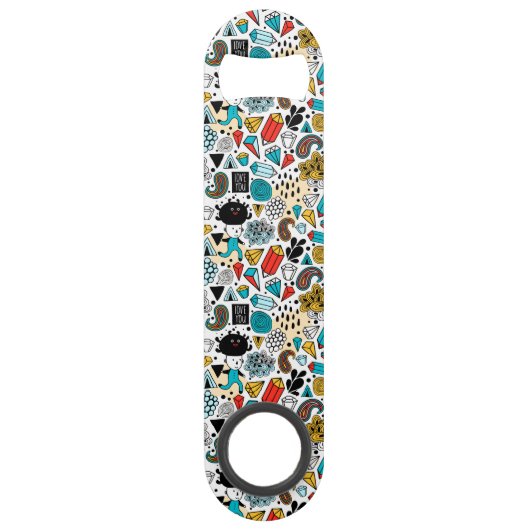 熱狂する頭 スピード栓抜き (正面)