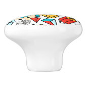 熱狂する頭 セラミックノブ (側面)