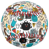 熱狂する頭 ソフトボール (裏面)