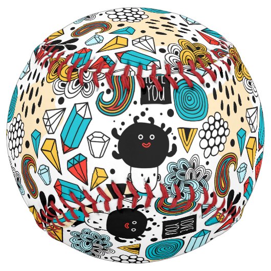 熱狂する頭 ソフトボール (裏面)