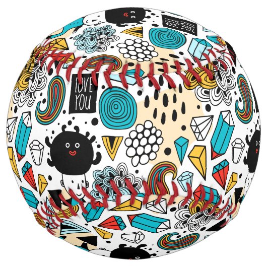 熱狂する頭 ソフトボール (正面)