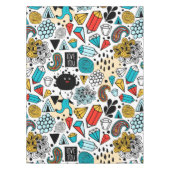 熱狂する頭 テーブルクロス (正面)