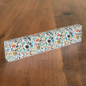 熱狂する頭 デスクネームプレート (側面)