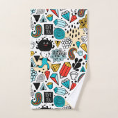 熱狂する頭 バスタオルセット (ハンドタオル)