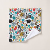 熱狂する頭 バスタオルセット (ウォッシュタオル)