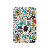 熱狂する頭 バスマット (正面縦)