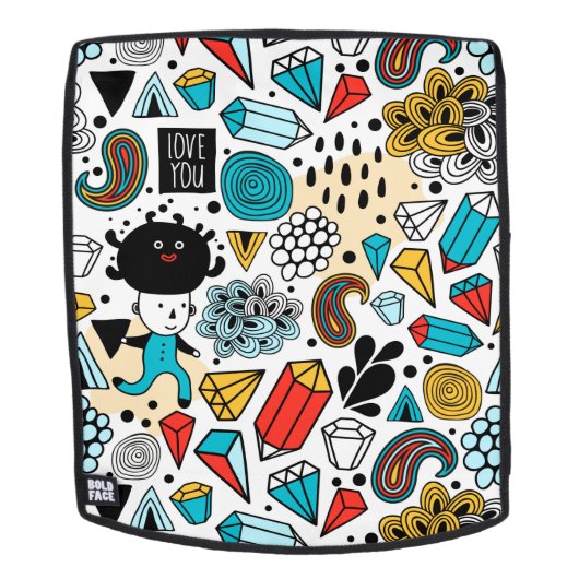 熱狂する頭 バックパック (取り外し可フェース)