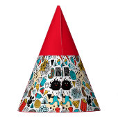 熱狂する頭 パーティーハット (裏面)