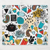 熱狂する頭 ビールラベル (シングルラベル)