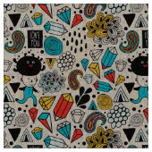 熱狂する頭 ファブリック (クローズアップ)