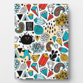 熱狂する頭 フォトプラーク (正面)