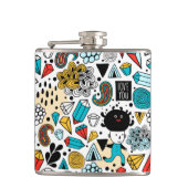 熱狂する頭 フラスク (正面)