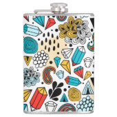 熱狂する頭 フラスク (正面)