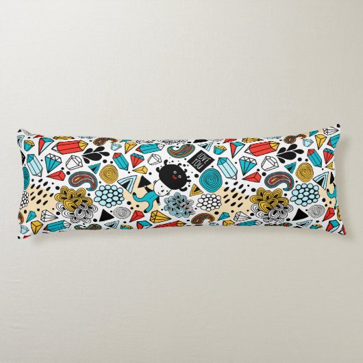 熱狂する頭 ボディピロー (裏面)