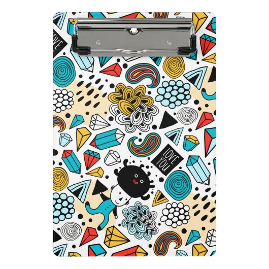 熱狂する頭 ミニクリップボード (正面)