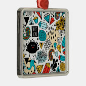 熱狂する頭 メタルオーナメント (右)