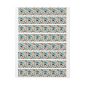 熱狂する頭 ラップアラウンドラベル (シート)