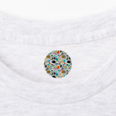 熱狂する頭 ラベル (貼付)