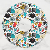 熱狂する頭 ワイングラスタグ (正面)