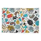 熱狂する頭 枕カバー (裏面)