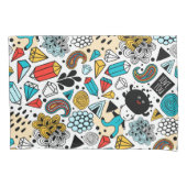 熱狂する頭 枕カバー (正面)