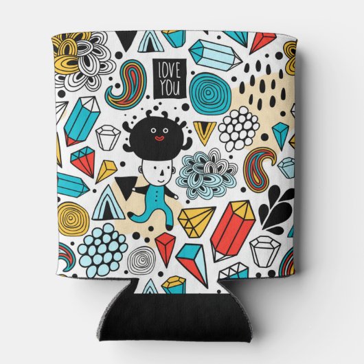 熱狂する頭 缶クーラー (裏面)