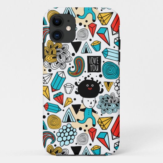 熱狂する頭 Case-Mate iPhoneケース (裏面)