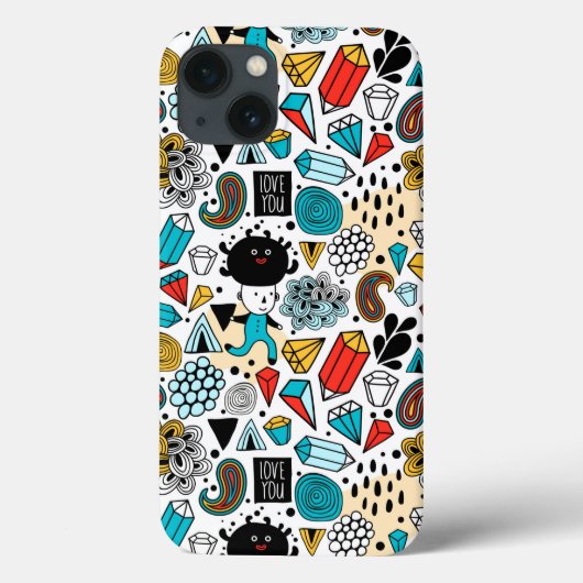 熱狂する頭 Case-Mate iPhoneケース (裏面)