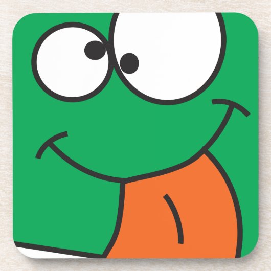 熱狂する顔 コースター (正面)