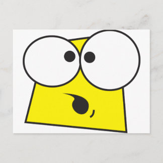 熱狂する顔 ポストカード