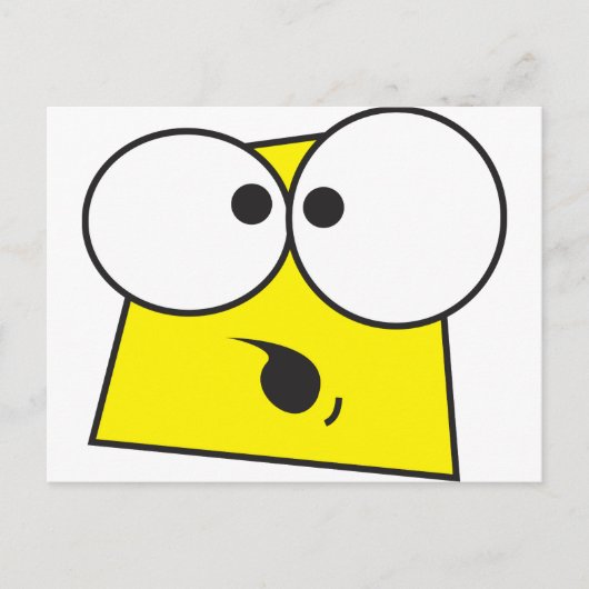 熱狂する顔 ポストカード (正面)