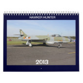 熱狂する飛行機は2013年をカレンダーに記録します カレンダー (カバー)