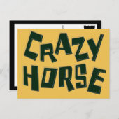 熱狂する馬 ポストカード (正面/裏面)