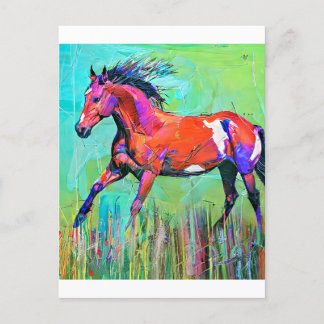 熱狂する馬 ポストカード