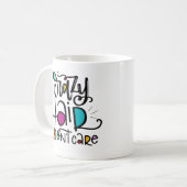 熱狂する髪を気に コーヒーマグカップ (正面左)