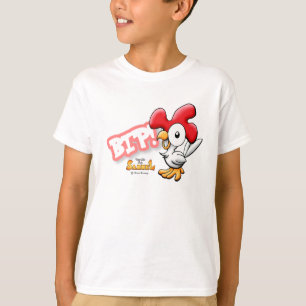 熱狂する鶏のTシャツ Tシャツ