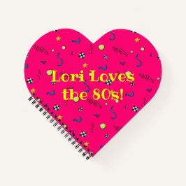 熱狂する80s – パターン ノートブック