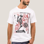 熱狂する88解剖学101LS Tシャツ (正面)