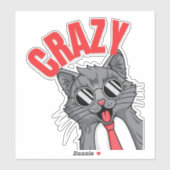 熱狂する...猫の多くの気分を探る シール (シート)