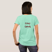 熱狂するCANUCKレディース Tシャツ (裏面フル)