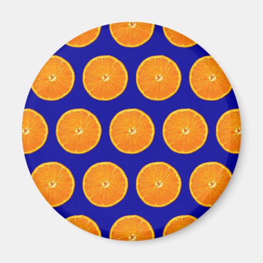 熱狂するClementines – 青 マグネット (正面)