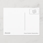 熱狂するClementines – 黒 ポストカード (裏面)