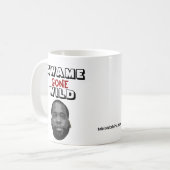 熱狂するKwame コーヒーマグカップ (正面左)