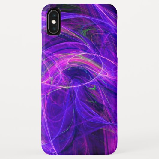 熱狂するPHOTON紫ブルー Case-Mate iPhoneケース (裏面)
