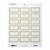 熱狂するQUILT 1.25"x2.375インチラベル ラベル (フルシート)