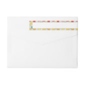 熱狂するQUILT 1"x7.25インチワイドラベル ラップアラウンドラベル (裏面)