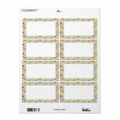 熱狂するQUILT 2"x3.75"ラベル ラベル (フルシート)