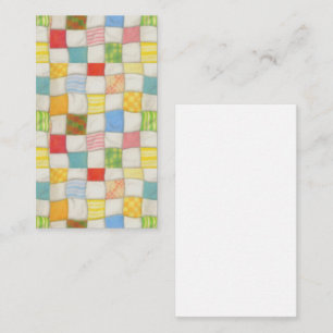 熱狂するQUILT 3.5x2フラットカード/垂直 ノートカード