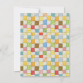 熱狂するQUILT 4.25x5.5フラットカード/垂直 カード (正面)